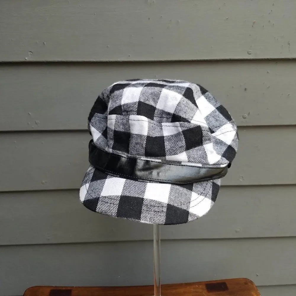 Marcus Adler Black white Buffalo check Hat